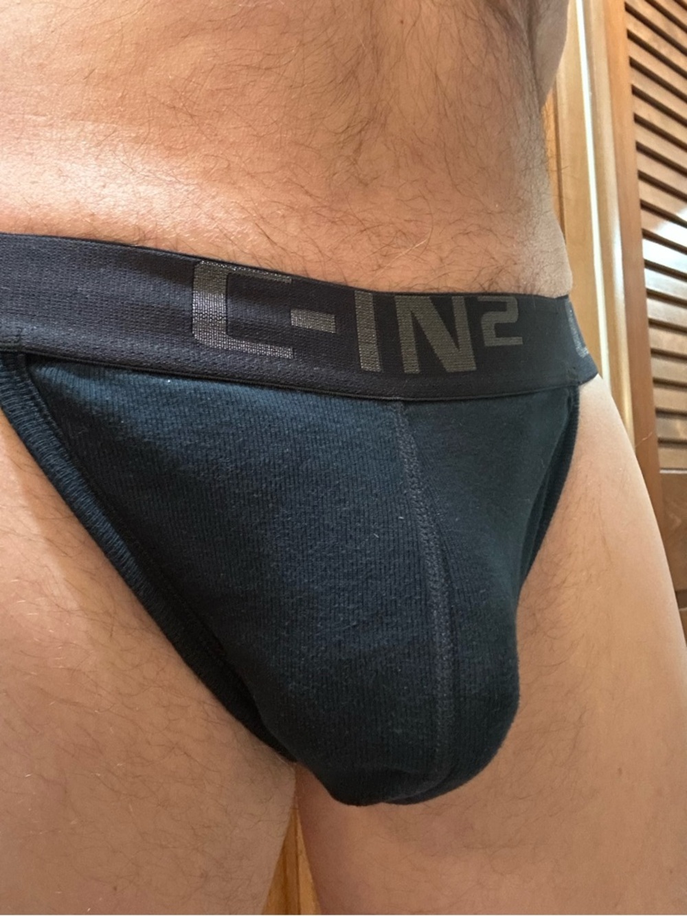 Men's Black Thong - Supportive Athletic Underwear - Picture 2 of 4